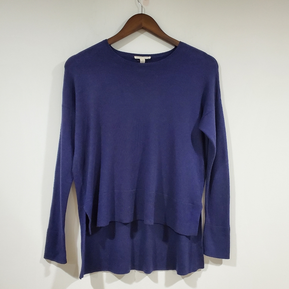 Eileen Fisher High-low Crewneck Sweater Women's Size XXS